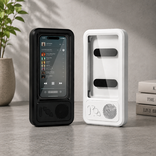 Funda de Teléfono Impermeable con Altavoz Bluetooth y Pantalla Táctil para la Ducha